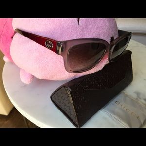 Gucci GG3615/S Grey/Red Women Sunglasses
